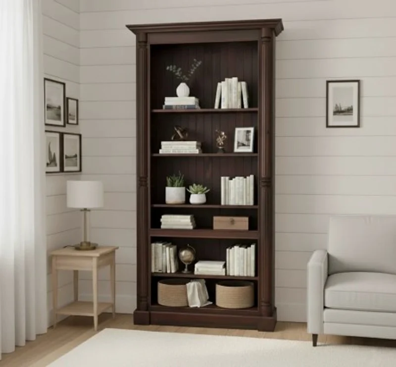 Casa Padrino Bücherregal im Landhausstil, 110 x 38 x 230 cm