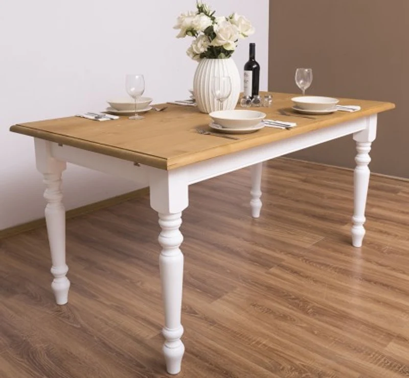 Casa Padrino Esstisch im Landhausstil, 160 x 90 x 78 cm