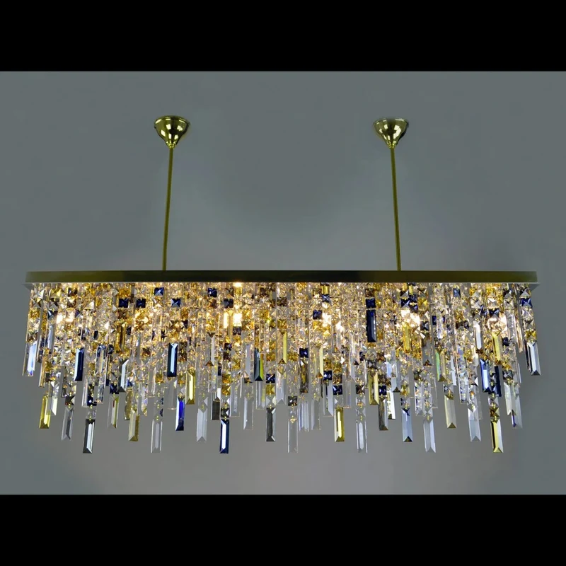 Casa Padrino Luxus Barock Kristall Kronleuchter Gold Ø 35 x H. 200 cm - Prunkvoller Messing Kronleuchter mit böhmischem Kristallglas - Barock Möbel - Edel & Prunkvoll