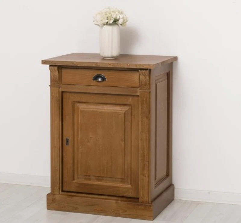 Casa Padrino Sideboard im Landhausstil mit 1 Tür und 1 Schublade, 69 x 51 x 90 cm