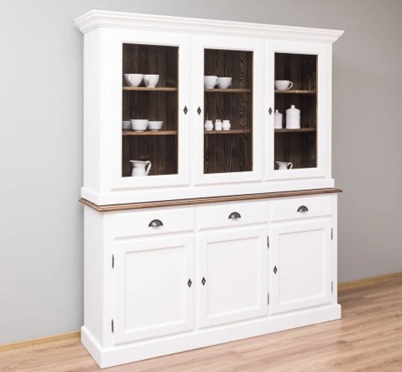 Casa Padrino Sideboard im Landhausstil mit 3 Türen, 178 x 45 x 200 cm