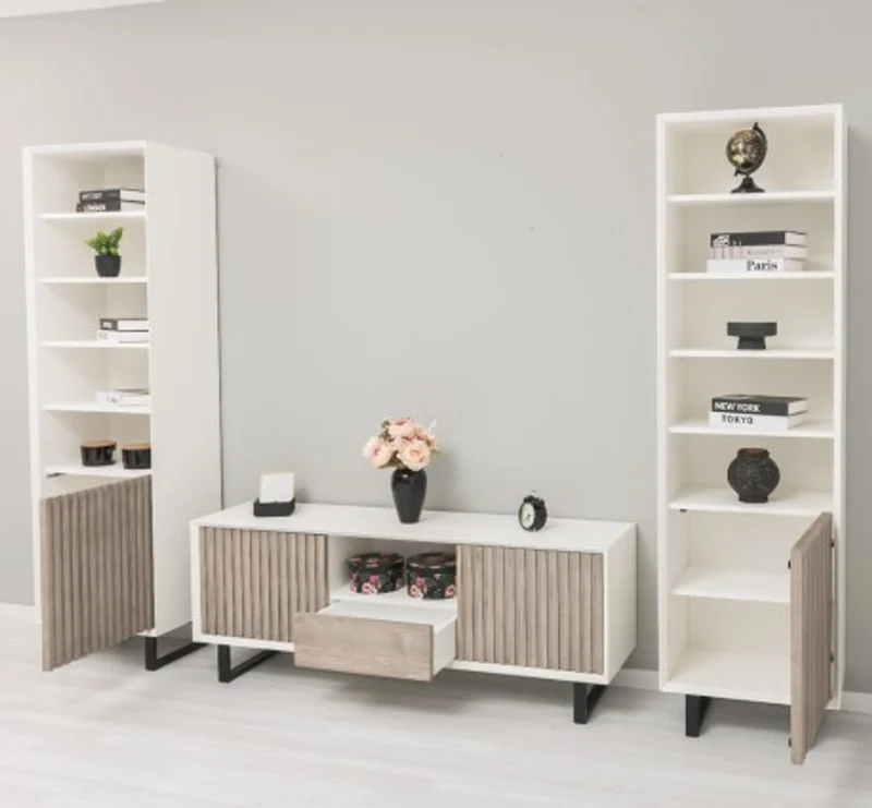 Casa Padrino TV Schrank im Landhausstil mit 2 Türen und 1 Schublade, 160 x 40 x 60 cm