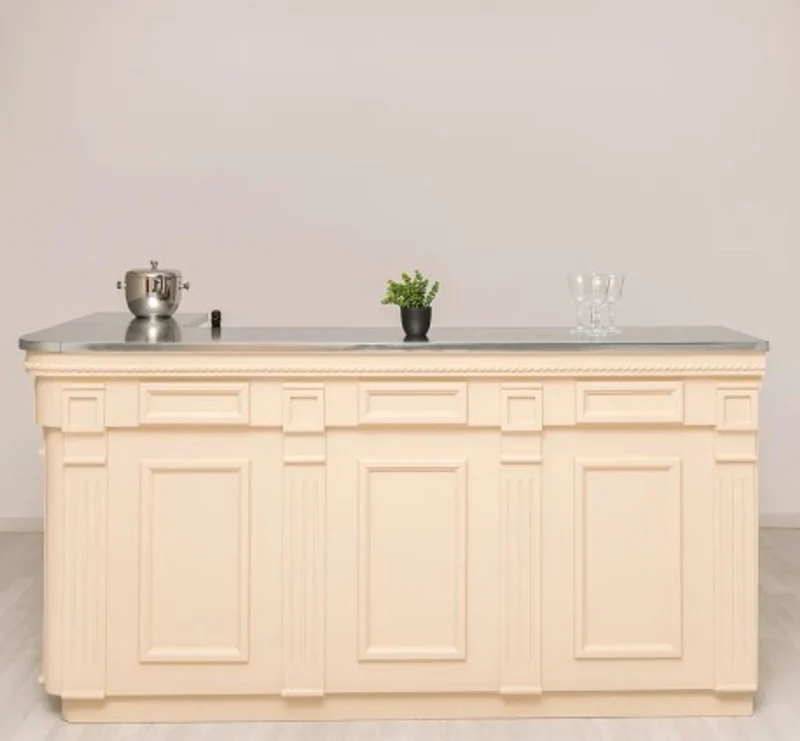 Casa Padrino Theke im Landhausstil, 314 x 74 x 115 cm