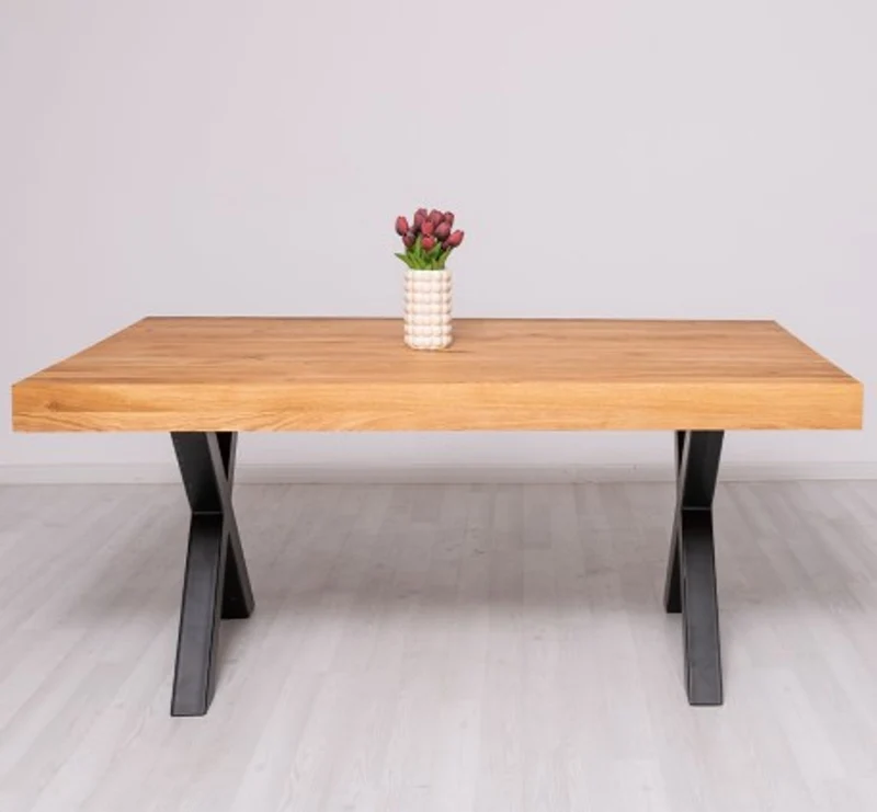 Casa Padrino Tischplatte im Landhausstil, 180 x 100 x 10 cm