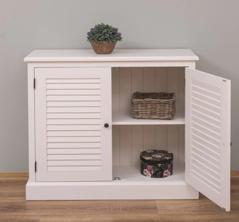 Casa Padrino Sideboard im Landhausstil mit 2 Türen, 108 x 37 x 90 cm