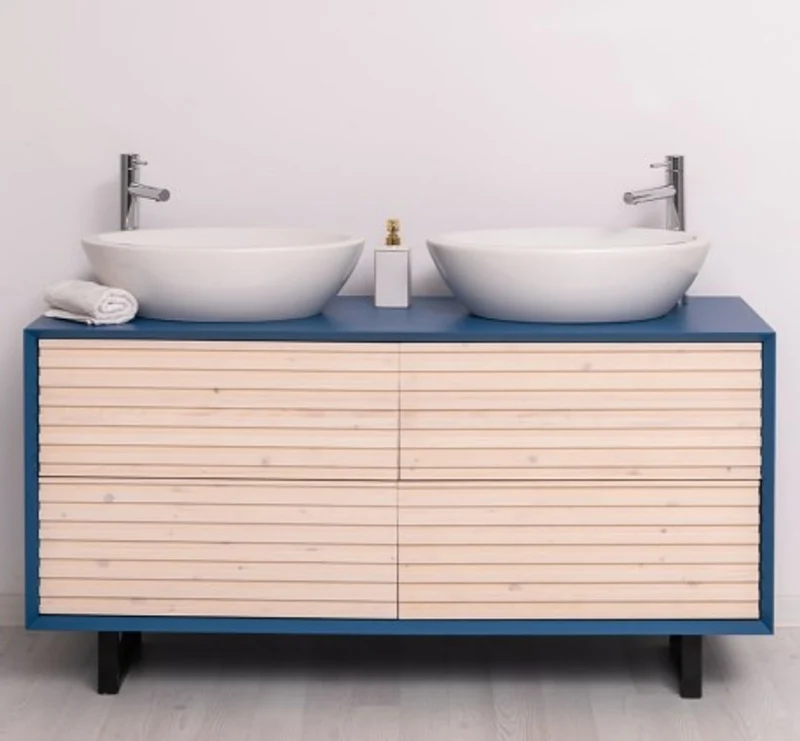 Casa Padrino Waschtisch im Landhausstil mit 4 Schubladen, 150 x 50 x 76 cm