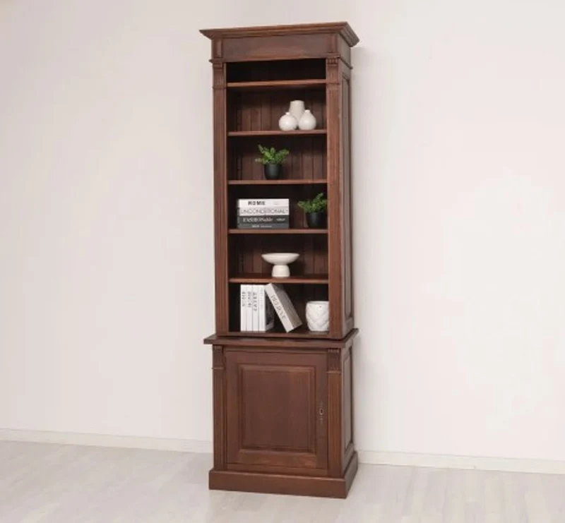 Casa Padrino Bücherregal im Landhausstil, 77 x 48 x 237 cm