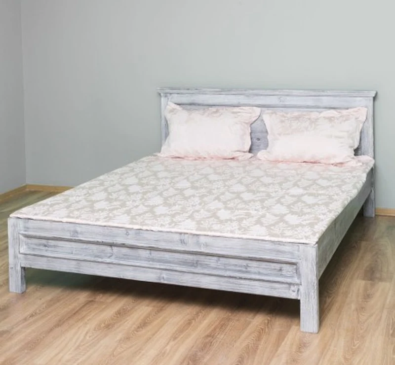 Casa Padrino Bett im Landhausstil, 140 x 200 x 93 cm