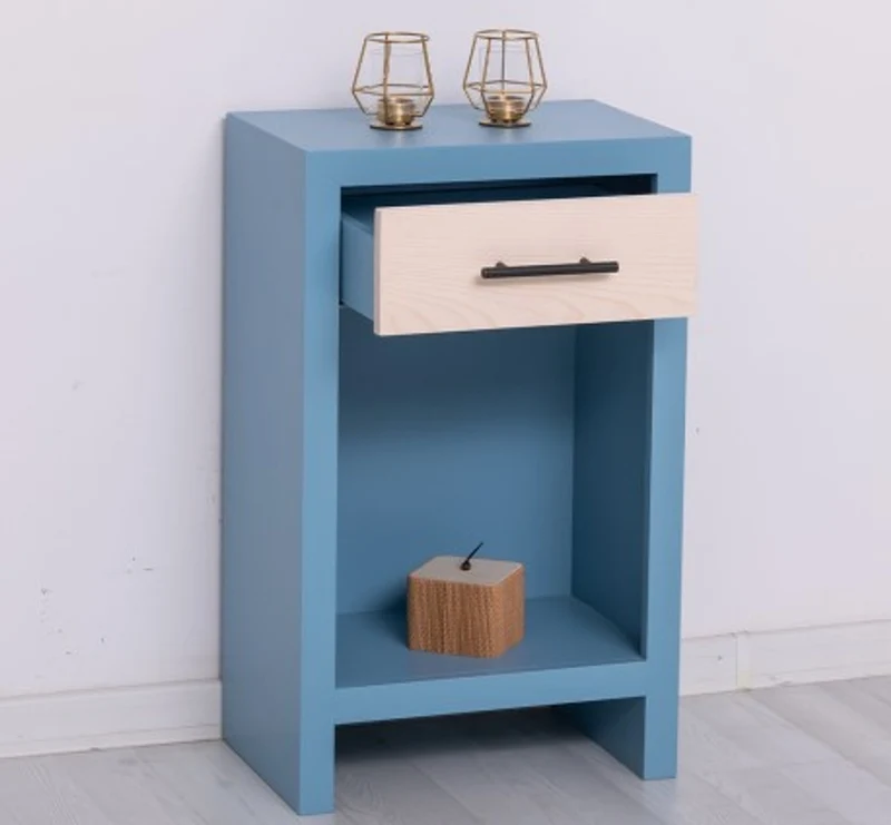 Casa Padrino Nachttisch im Landhausstil mit 1 Schublade, 45 x 30 x 74 cm