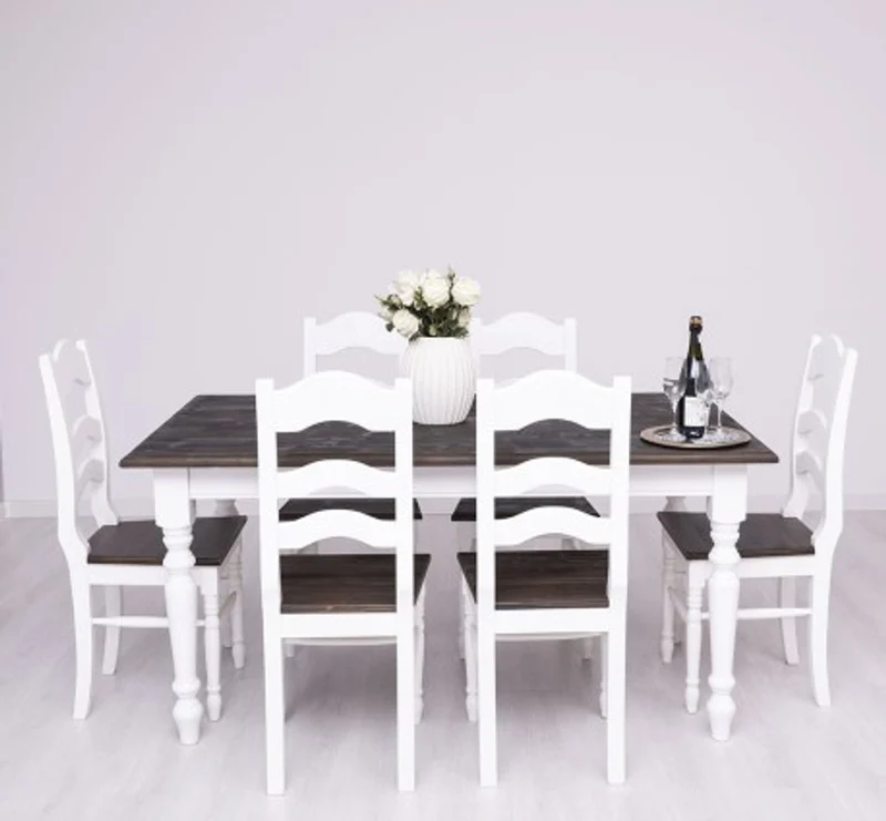 Casa Padrino Esstisch im Landhausstil, 180 x 90 x 78 cm
