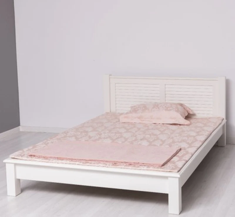 Casa Padrino Bett im Landhausstil, 140 x 200 x 82 cm