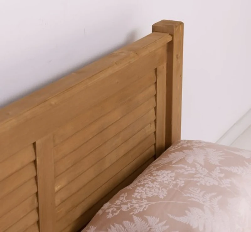 Casa Padrino Bett im Landhausstil, 140 x 200 x 82 cm