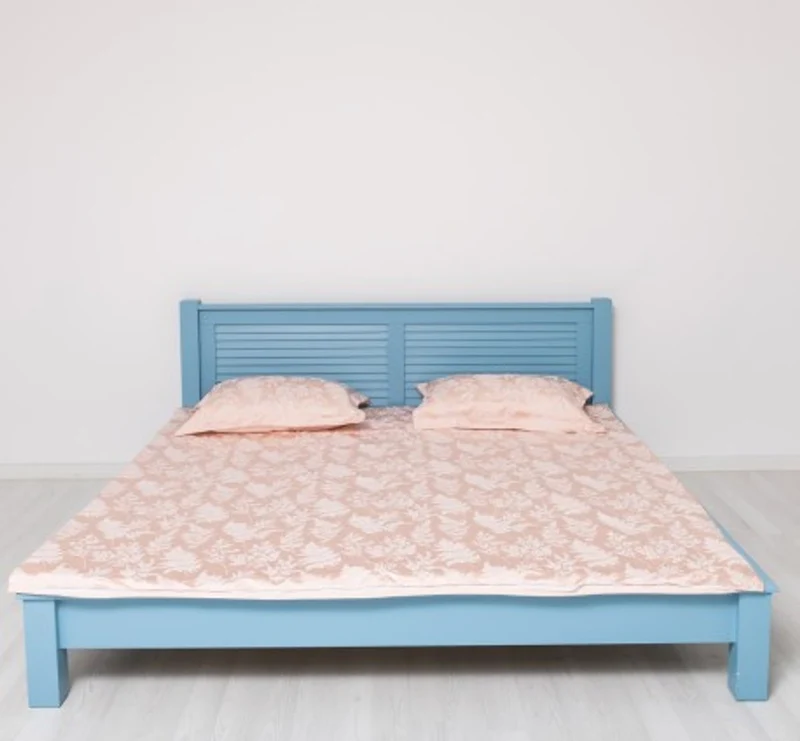 Casa Padrino Bett im Landhausstil, 140 x 200 x 82 cm