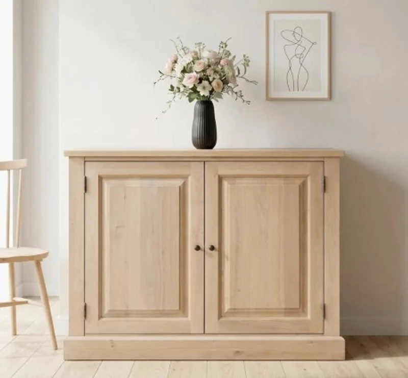 Casa Padrino Vitrine im Landhausstil, 124 x 47 x 90 cm