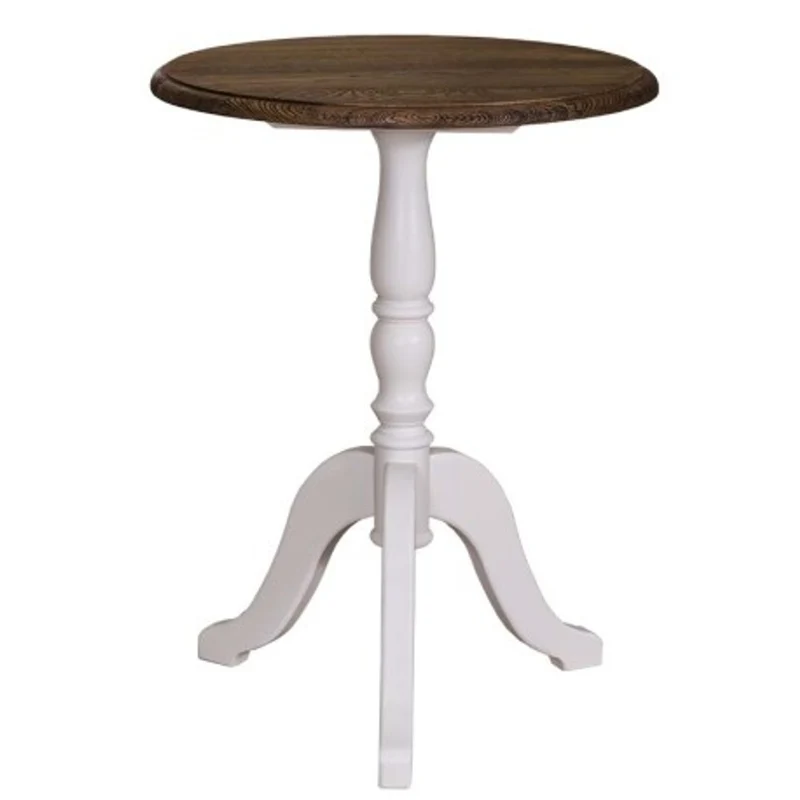 Casa Padrino Couchtisch im Landhausstil mit Eichenholzplatte, 60 x 60 x 78 cm