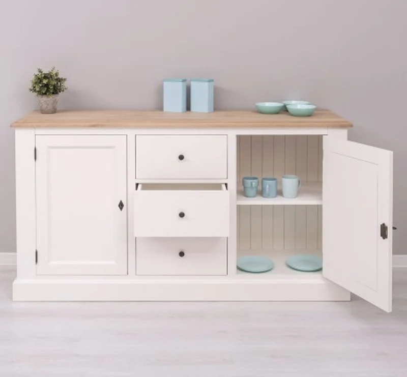 Casa Padrino Sideboard im Landhausstil, 173 x 47 x 93 cm