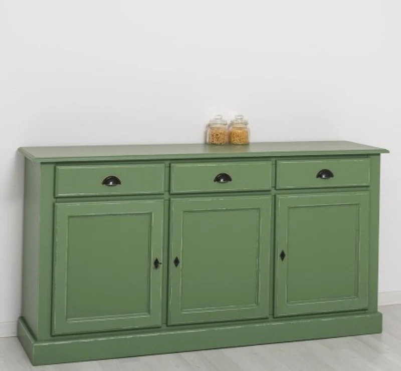 Casa Padrino Sideboard im Landhausstil mit 3 Türen und 3 Schubladen, 172 x 45 x 90 cm