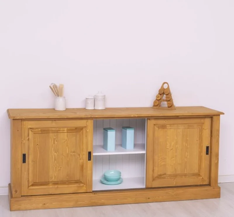 Casa Padrino Sideboard im Landhausstil mit 3 Schiebetüren, 188 x 48 x 78 cm