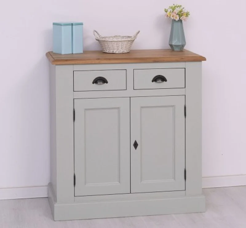 Casa Padrino Sideboard im Landhausstil mit 2 Türen und 2 Schubladen, 90 x 47 x 93 cm
