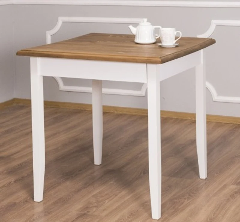 Casa Padrino Esstisch im Landhausstil, 80 x 80 x 78 cm