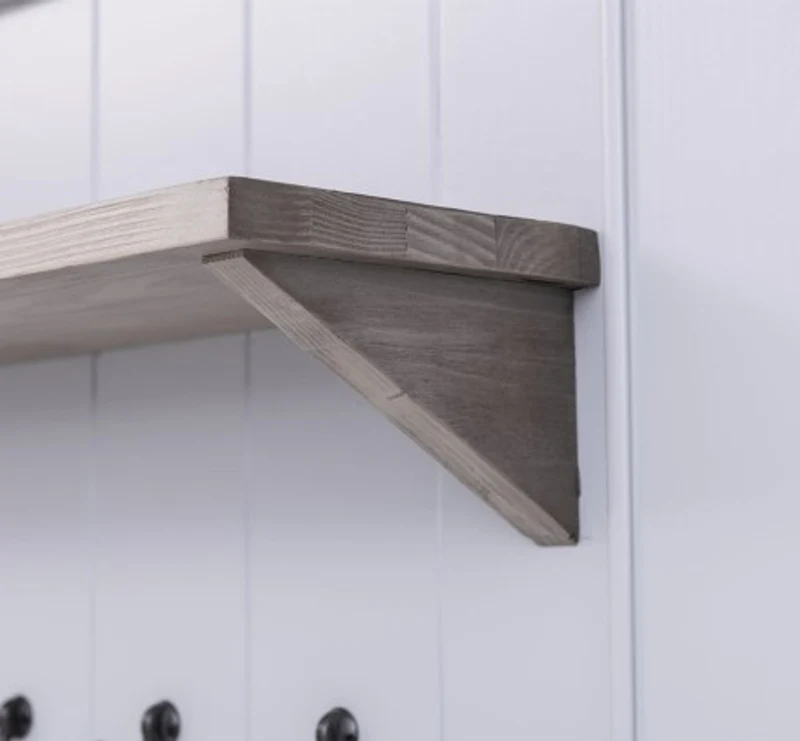 Casa Padrino Garderobe im Landhausstil, 100 x 19 x 120 cm