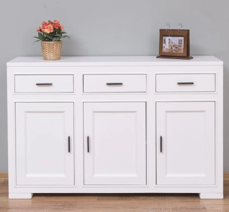 Casa Padrino Sideboard im Landhausstil mit 3 Türen und 3 Schubladen, 140 x 35 x 90 cm