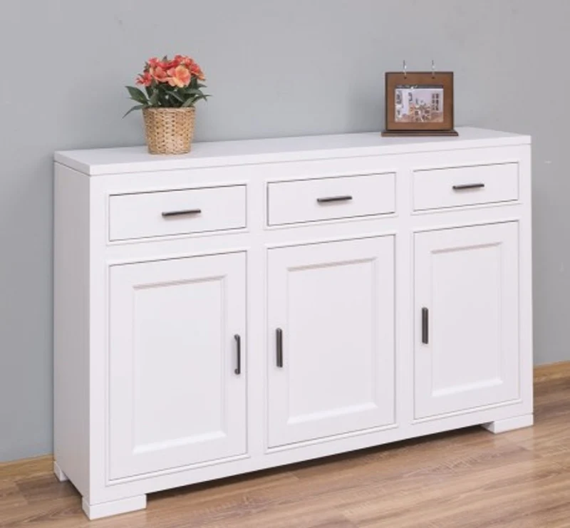 Casa Padrino Sideboard im Landhausstil mit 3 Türen und 3 Schubladen, 140 x 35 x 90 cm