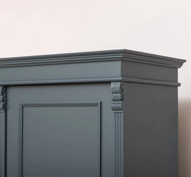 Casa Padrino Kleiderschrank im Landhausstil mit 1 Tür, 85 x 58 x 180 cm