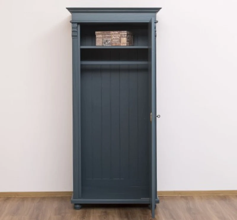 Casa Padrino Kleiderschrank im Landhausstil mit 1 Tür, 85 x 58 x 180 cm