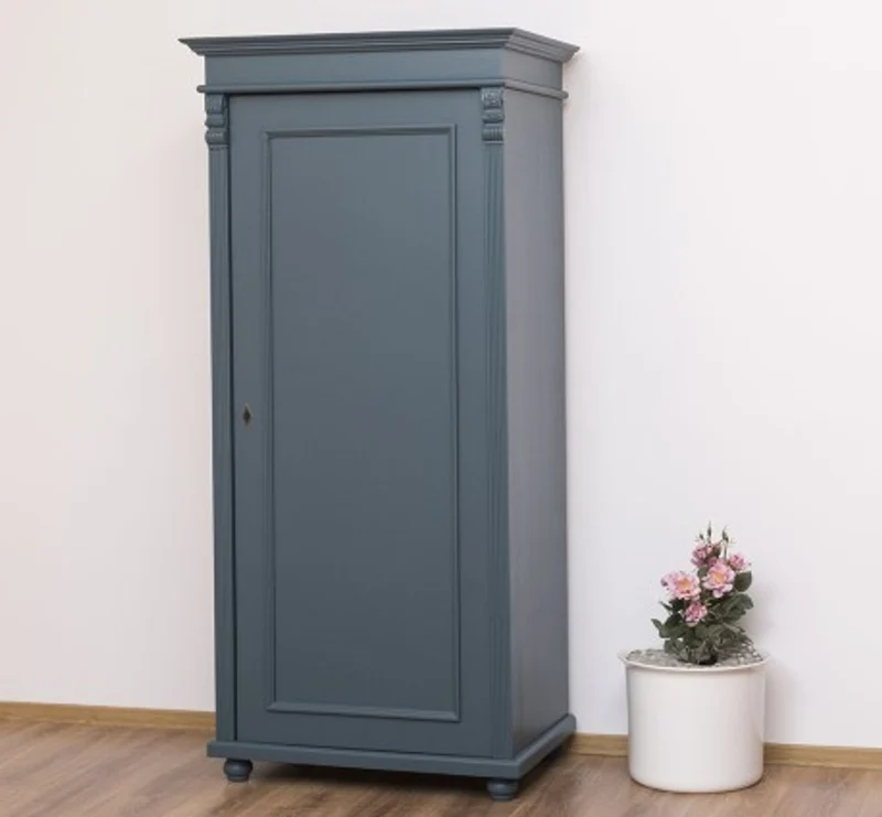 Casa Padrino Kleiderschrank im Landhausstil mit 1 Tür, 85 x 58 x 180 cm