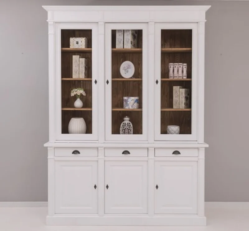 Casa Padrino Sideboard im Landhausstil mit 3 Türen, 183 x 51 x 240 cm