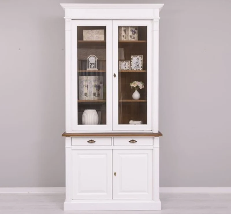 Casa Padrino Kleiderschrank im Landhausstil mit 2 Türen, 120 x 51 x 240 cm