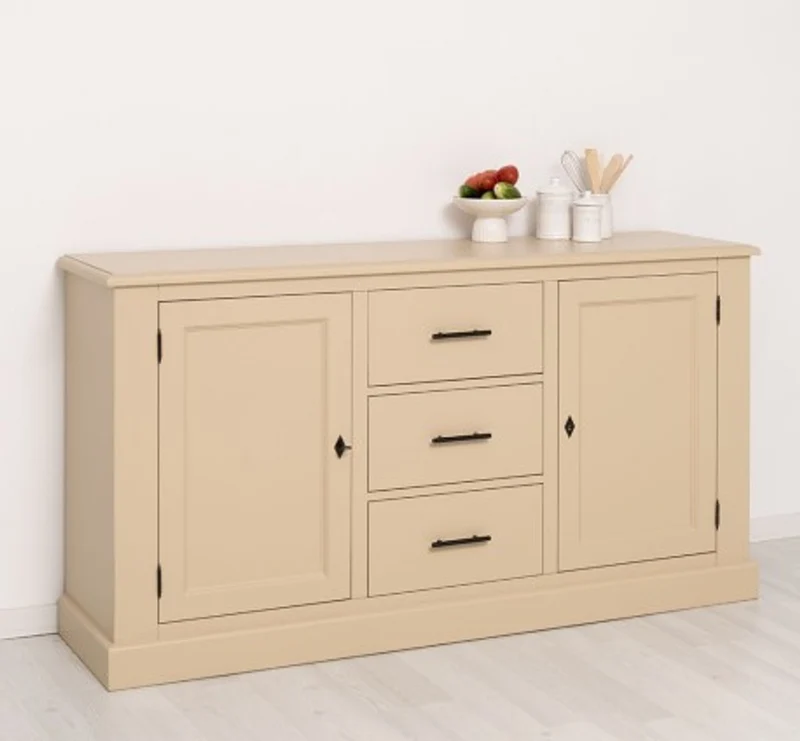 Casa Padrino Sideboard im Landhausstil mit 2 Türen und 3 Schubladen, 173 x 47 x 93 cm