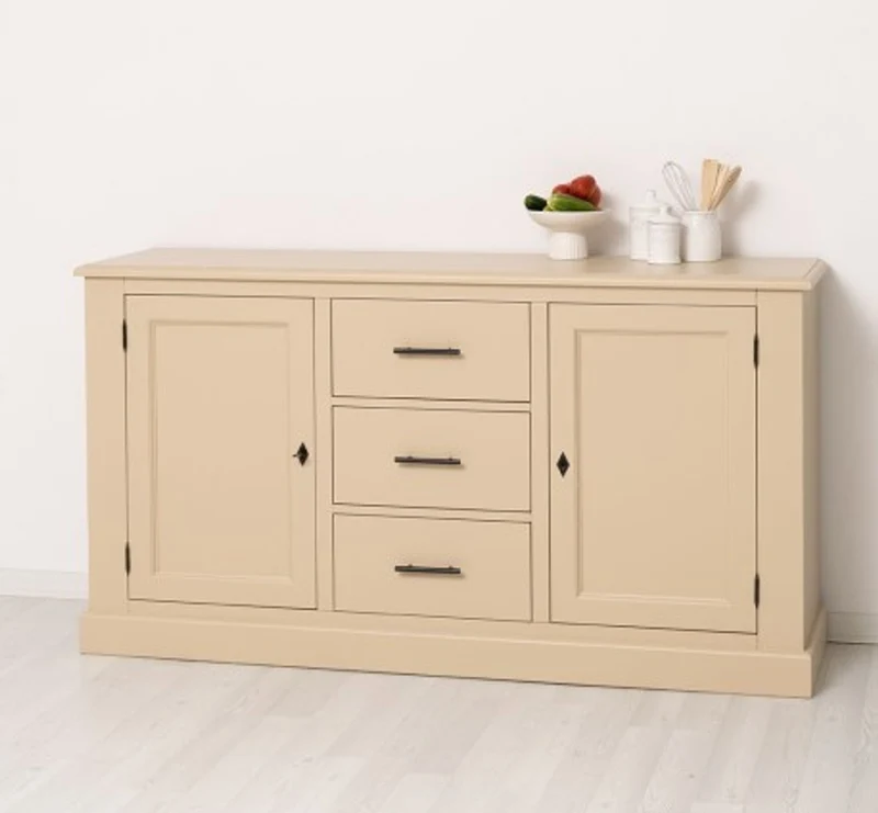 Casa Padrino Sideboard im Landhausstil mit 2 Türen und 3 Schubladen, 173 x 47 x 93 cm