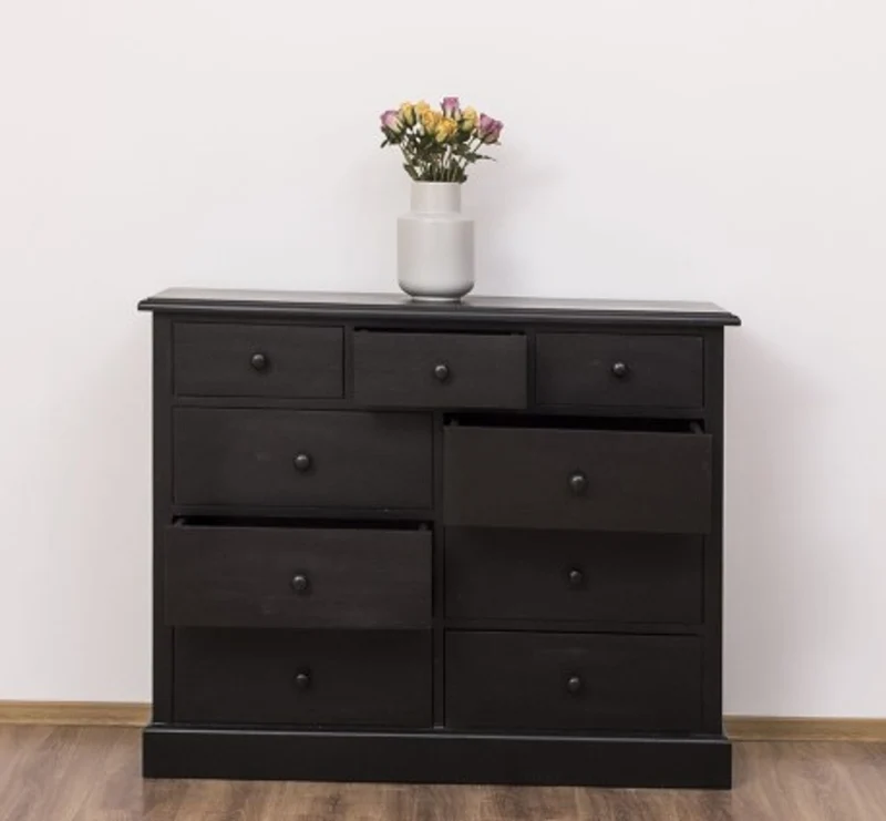 Casa Padrino Kommode im Landhausstil mit 9 Schubladen, 122 x 41 x 97 cm