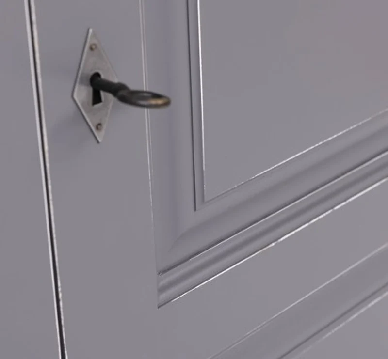 Casa Padrino Kleiderschrank im Landhausstil mit 1 Tür und 1 Schublade, 103 x 59 x 200 cm