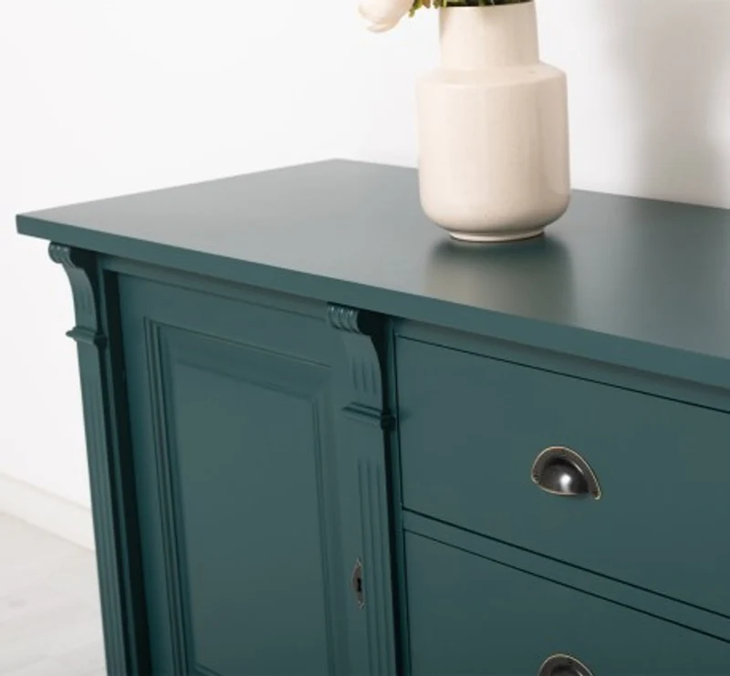 Casa Padrino Sideboard im Landhausstil mit 2 Türen und 3 Schubladen, 179 x 51 x 78 cm