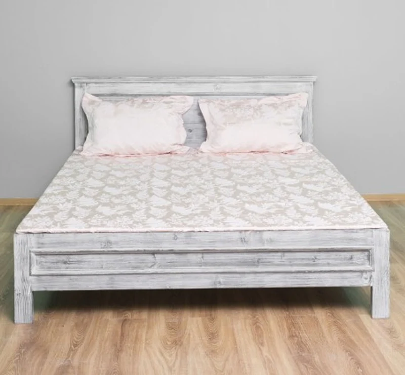 Casa Padrino Bett im Landhausstil, 160 x 200 x 93 cm