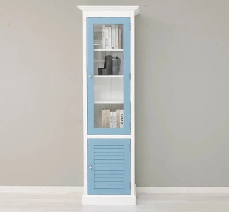 Casa Padrino Vitrine im Landhausstil, 63 x 39 x 210 cm