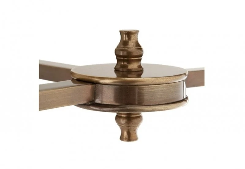 Eichholtz Wandleuchte Lexington Double Antik Messing 40 x 23 x H. 27 cm - Doppelte Wandlampe mit Lampenschirmen