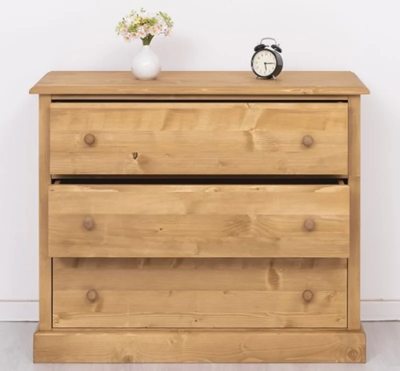 Casa Padrino Kommode im Landhausstil mit 3 Schubladen, 110 x 50 x 90 cm