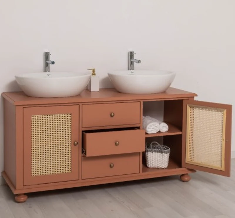 Casa Padrino Waschtisch im Landhausstil, 150 x 51 x 75 cm