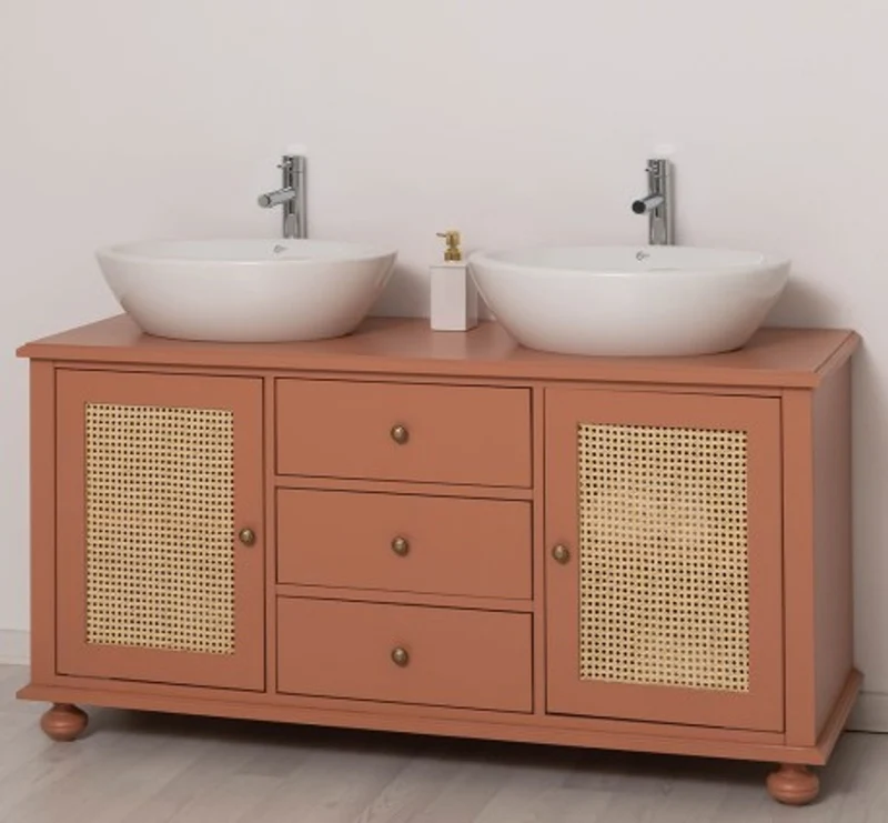 Casa Padrino Waschtisch im Landhausstil, 150 x 51 x 75 cm