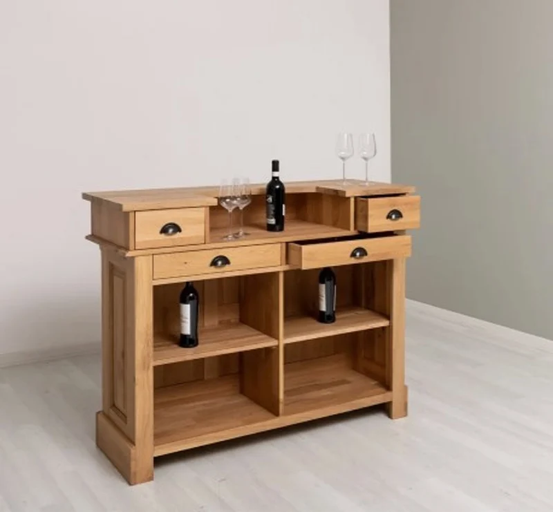 Casa Padrino Theke im Landhausstil, 140 x 51 x 107 cm