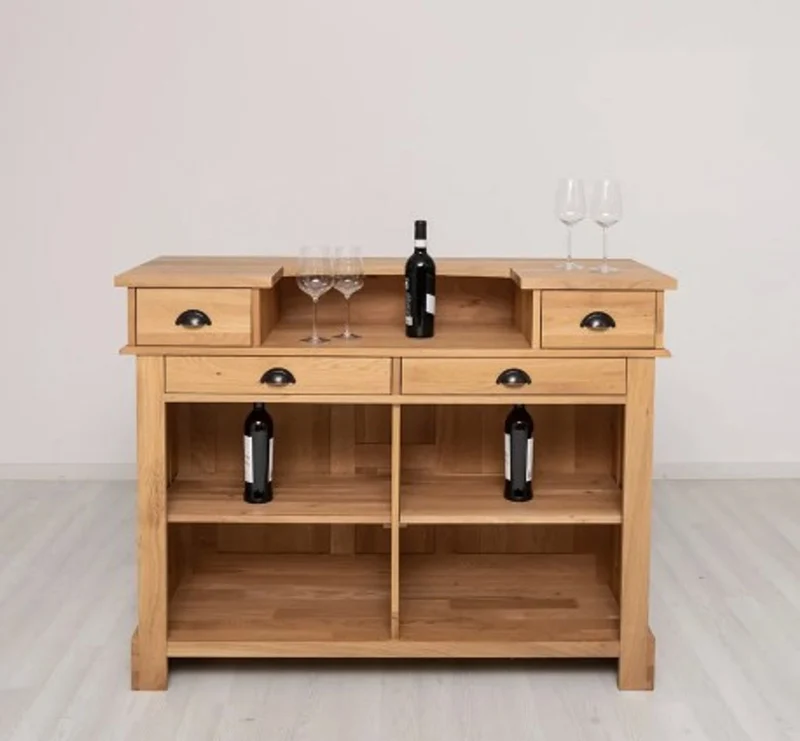 Casa Padrino Theke im Landhausstil, 140 x 51 x 107 cm