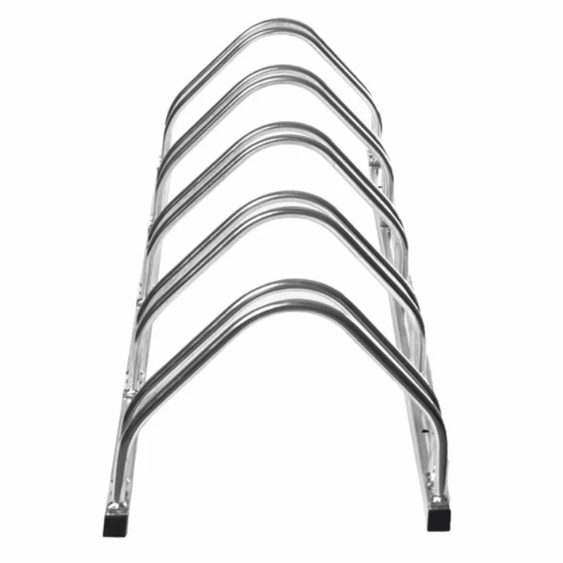 Casa Padrino Stahl Fahrradständer Silber 170 cm - Metall Fahrradständer - Stadt & Park Equipment