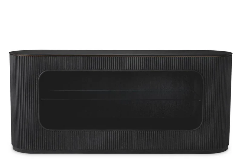 Casa Padrino Luxus Sideboard Schwarzgrau 180 cm - Luxus Hotel Möbel