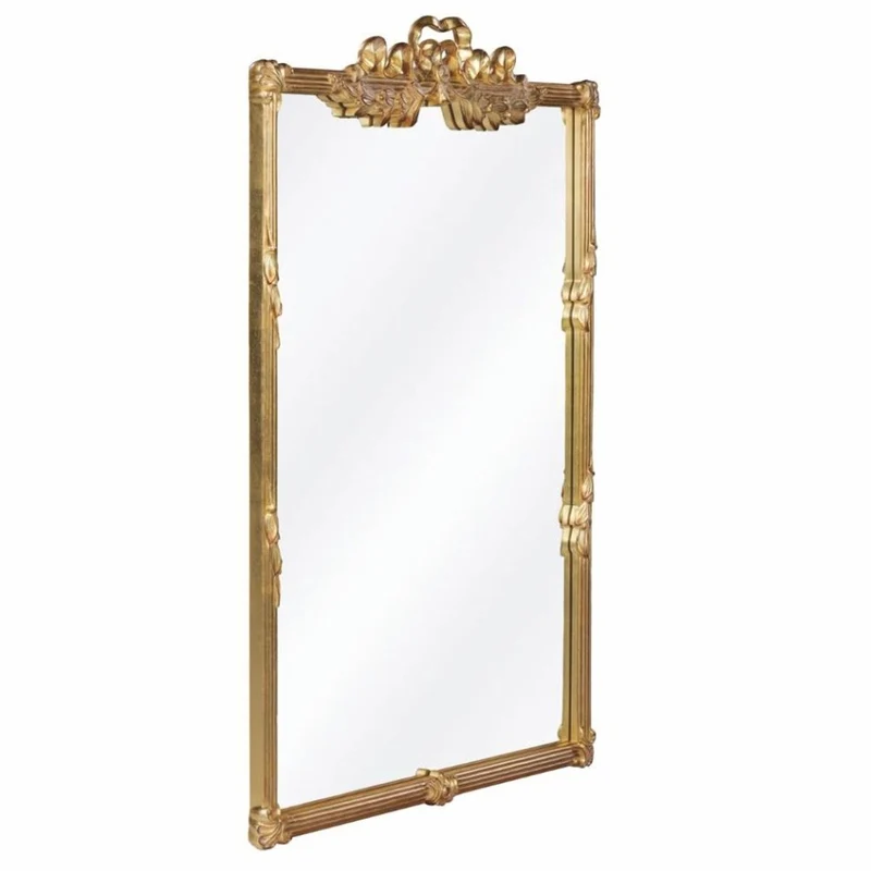 Casa Padrino Luxus Barock Spiegel Gold H. 130 cm - Barockstil Möbel