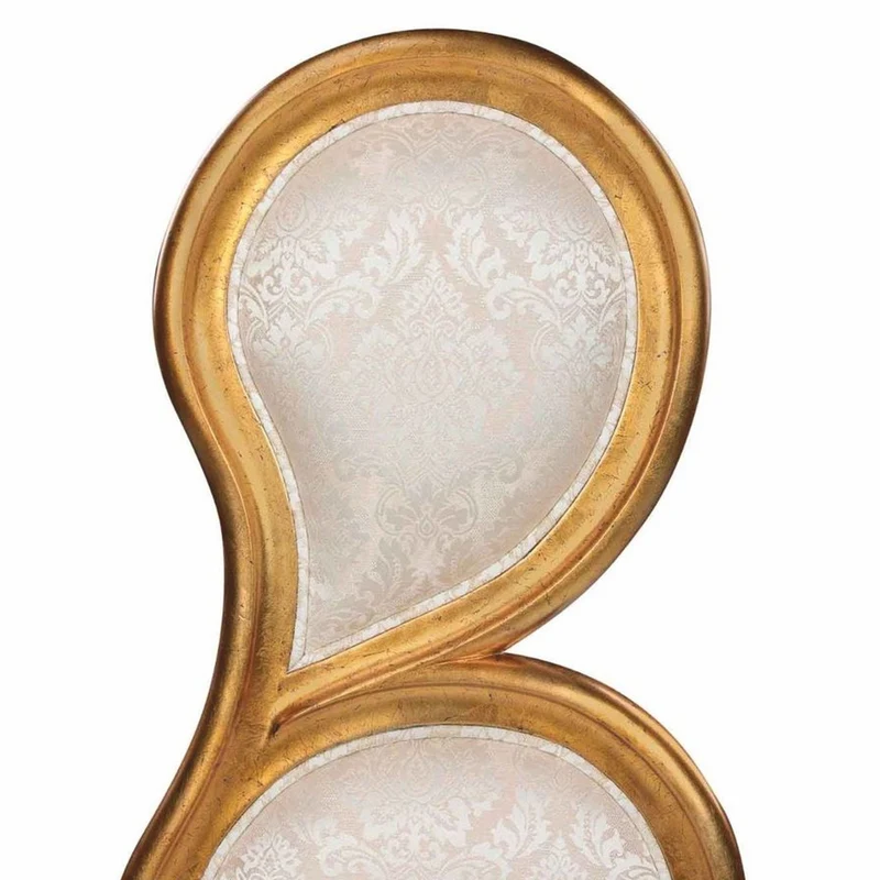 Casa Padrino Luxus Barock Sessel Rechte Seite Silber / Gold H. 142 cm - Barock Möbel