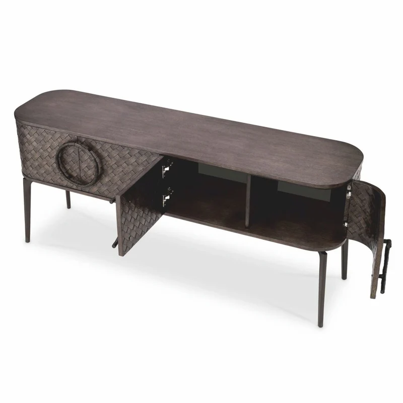 Casa Padrino Luxus Sideboard Braun / Bronze 180 cm - Wohnzimmer & Hotel Möbel
